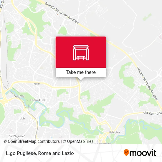 L.go Pugliese map