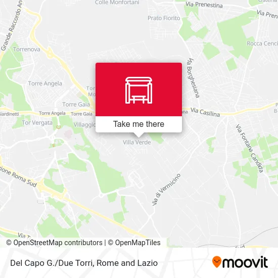 Del Capo G./Due Torri map