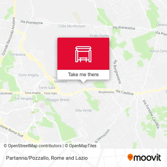 Partanna/Pozzallo map