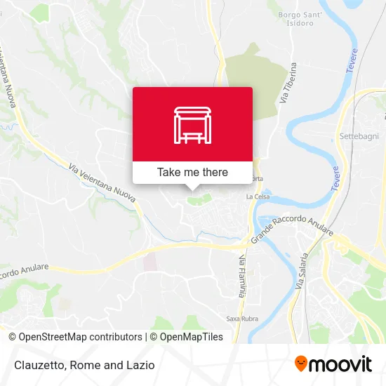 Clauzetto map