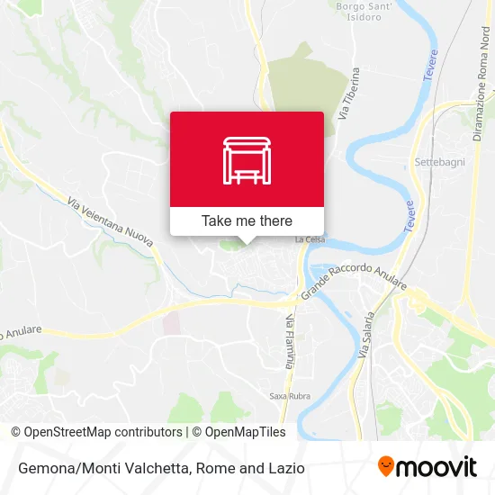 Gemona/Monti Valchetta map