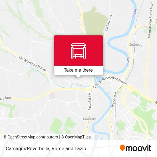 Carcagni/Roverbella map