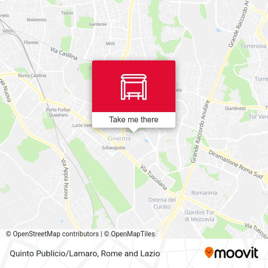 Quinto Publicio/Lamaro map