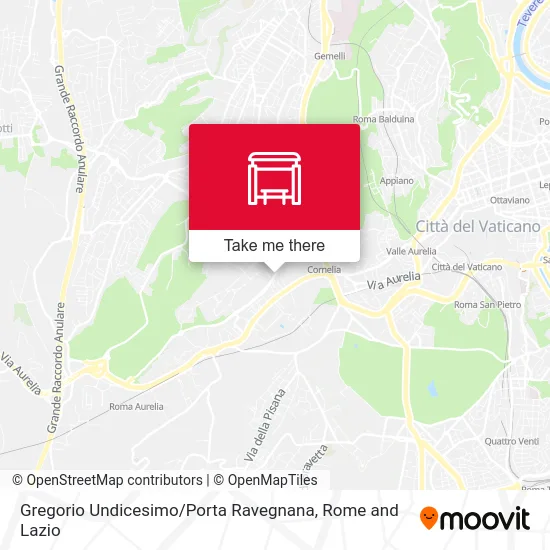 Gregory XI/Porta Ravegnana map