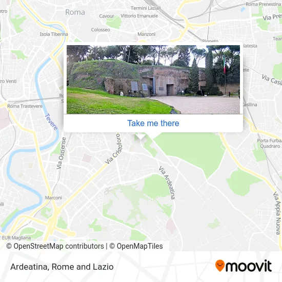 Ardeatina map