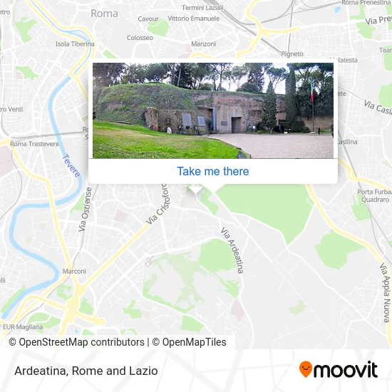 Ardeatina map