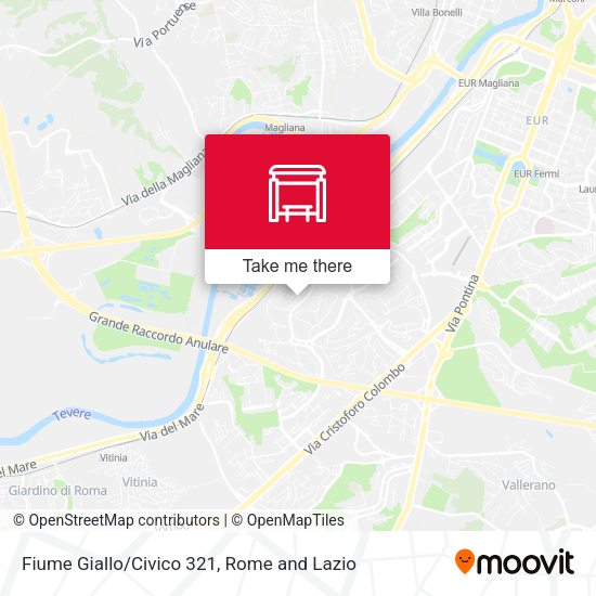 Fiume Giallo/Civico 321 map