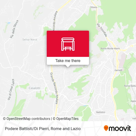 Podere Battisti/Di Pierri map