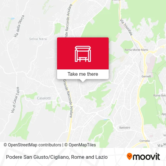 Podere San Giusto/Cigliano map