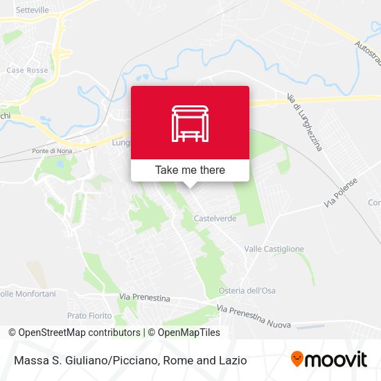 Massa S. Giuliano/Picciano map