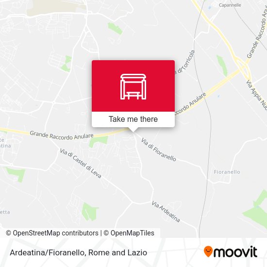 Ardeatina/Fioranello map