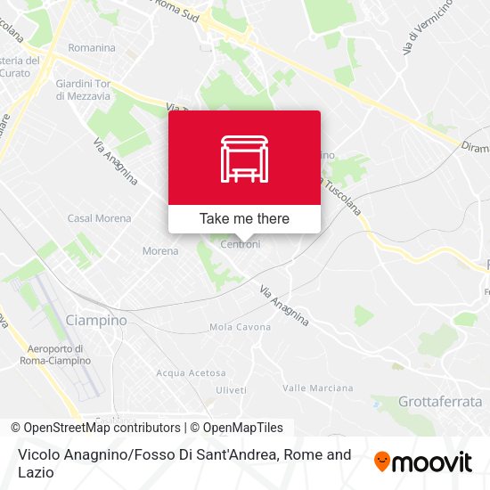 Vicolo Anagnino / Fosso Di Sant'Andrea map