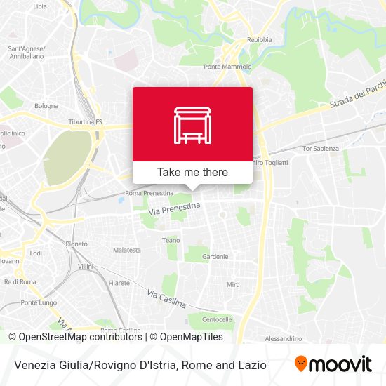 Venezia Giulia / Rovigno D'Istria map