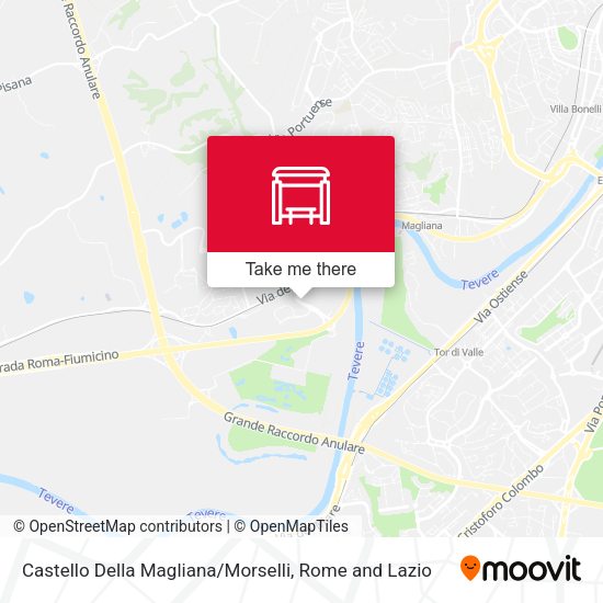 Castello Della Magliana / Morselli map