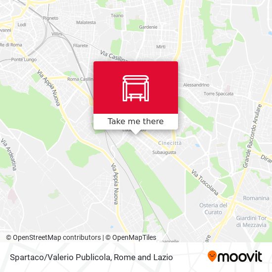 Spartaco/Valerio Publicola map