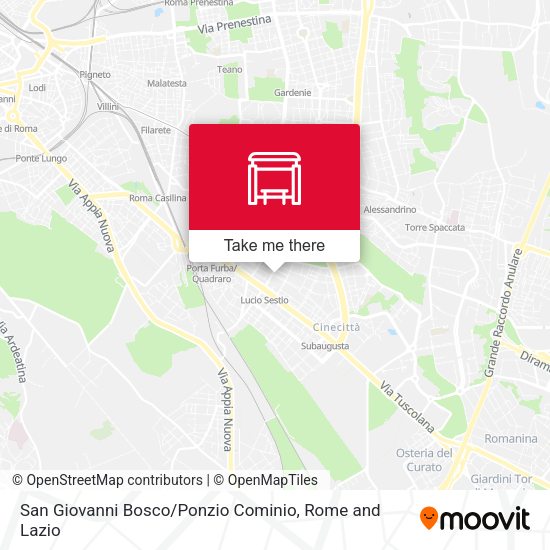 San Giovanni Bosco / Ponzio Cominio map