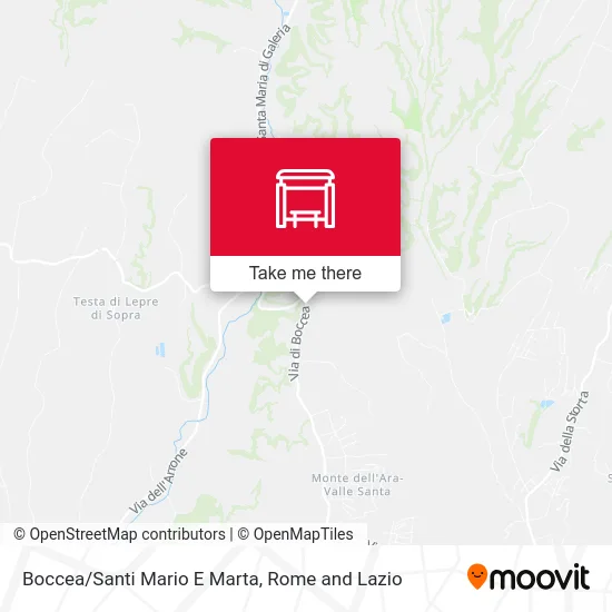 Boccea/Saints Mario and Marta map