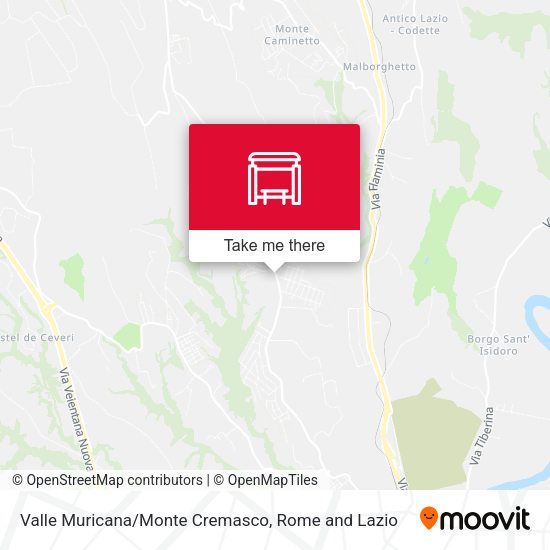 Valle Muricana/Monte Cremasco map