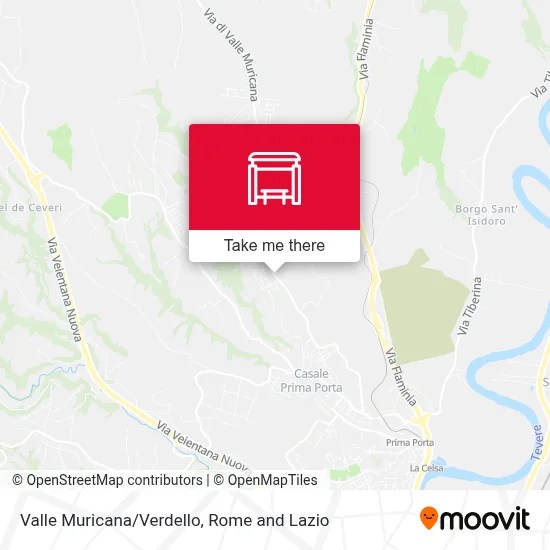 Valle Muricana/Verdello map