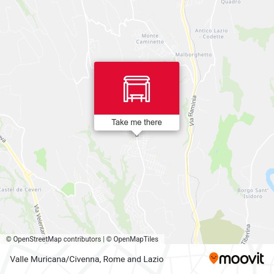 Valle Muricana/Civenna map