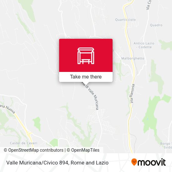 Valle Muricana/Civico 894 map