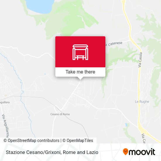 Stazione Cesano/Grixoni map