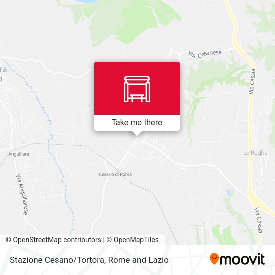 Stazione Cesano/Tortora map