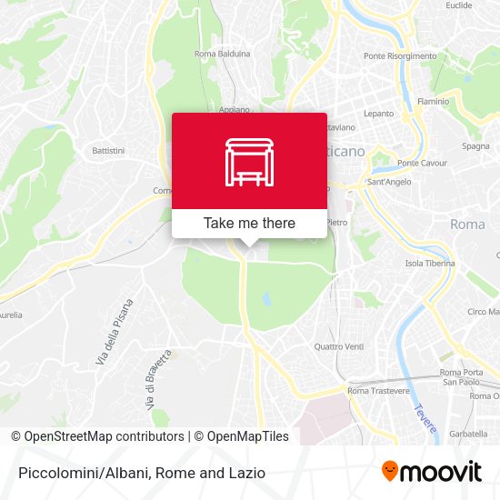 Piccolomini/Albani map