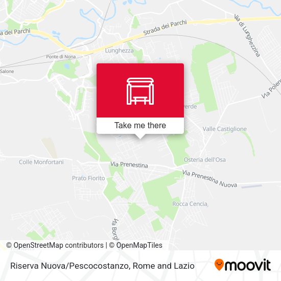 Riserva Nuova/Pescocostanzo map