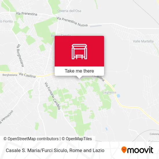 Casale Santa Maria / Furci Siculo map