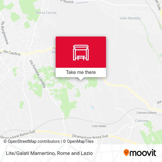 Lite/Galati Mamertino map