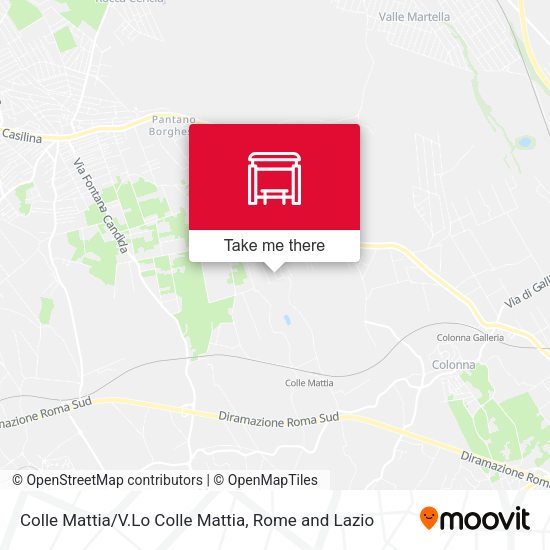 Colle Mattia/V.Lo Colle Mattia map