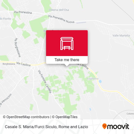 Casale S. Maria/Furci Siculo map