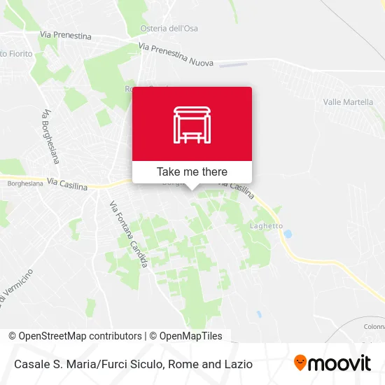 Casale Santa Maria / Furci Siculo map