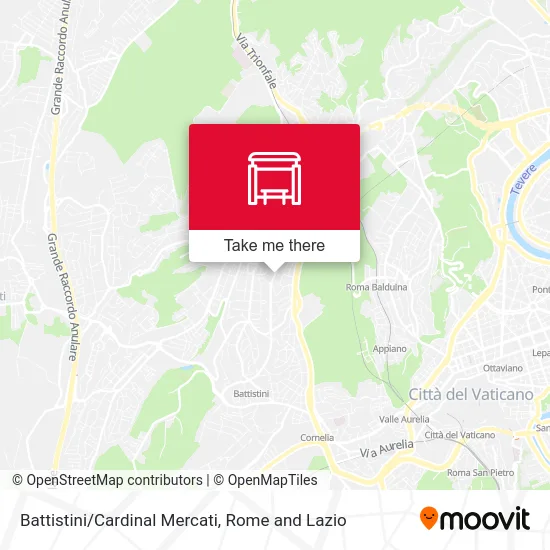 Battistini/Cardinal Mercati map