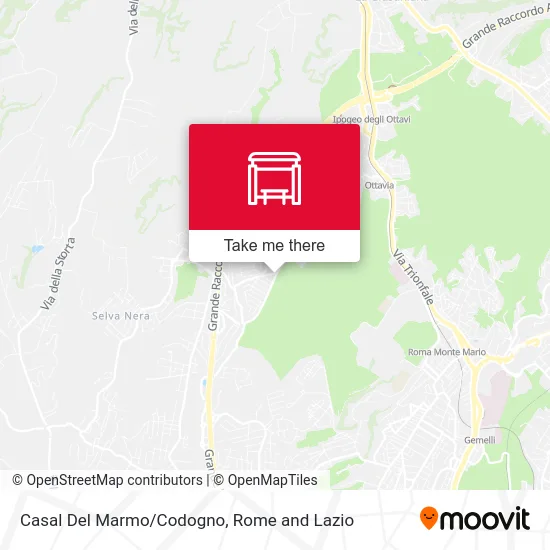 Casal Del Marmo/Codogno map