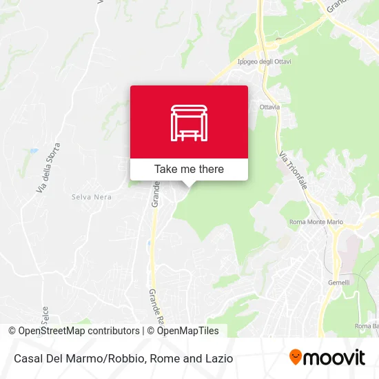 Casal Del Marmo/Robbio map