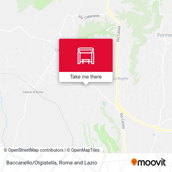 Baccanello/Olgiatella map
