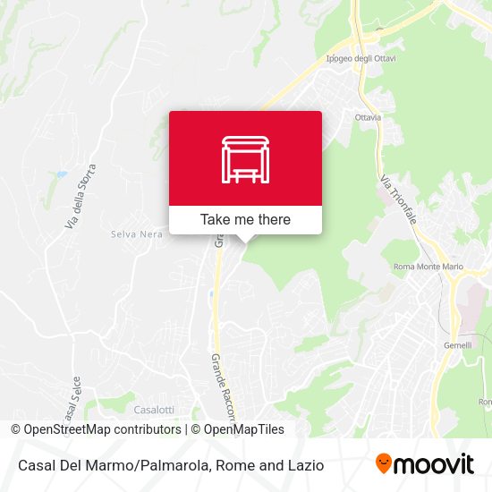 Casal Del Marmo/Palmarola map