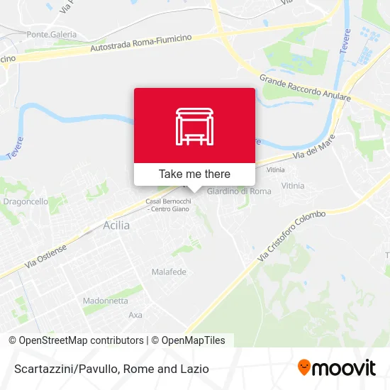 Scartazzini/Pavullo map