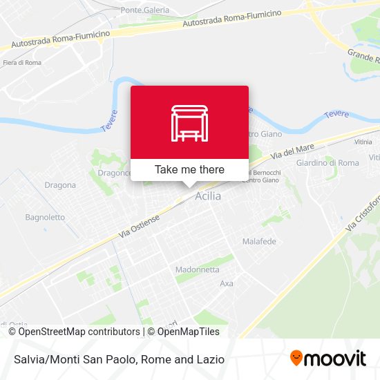Salvia/Monti San Paolo map
