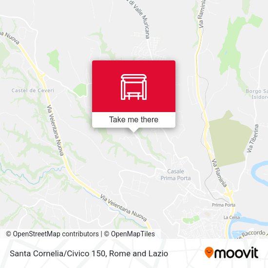 Santa Cornelia/Civico 150 map