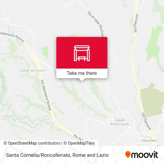 Santa Cornelia/Roncoferrato map