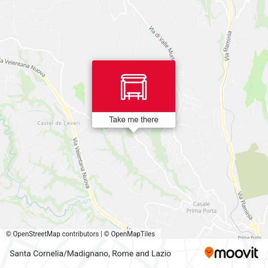 Santa Cornelia/Madignano map