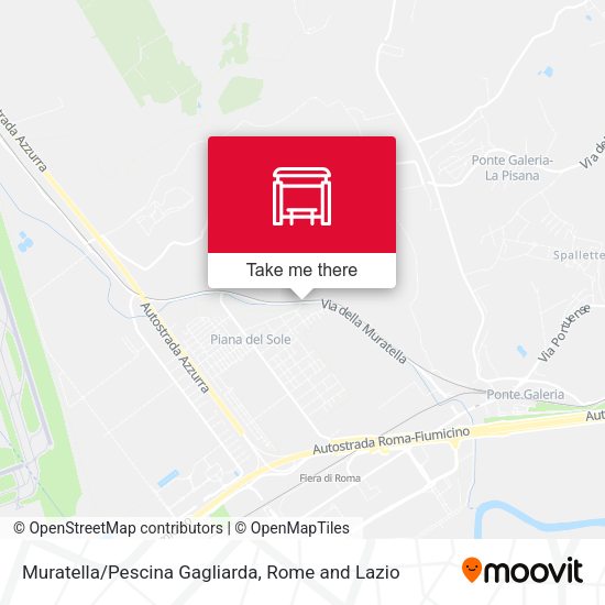Muratella/Pescina Gagliarda map