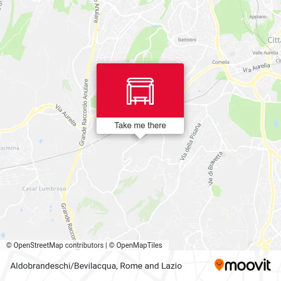 Aldobrandeschi/Bevilacqua map