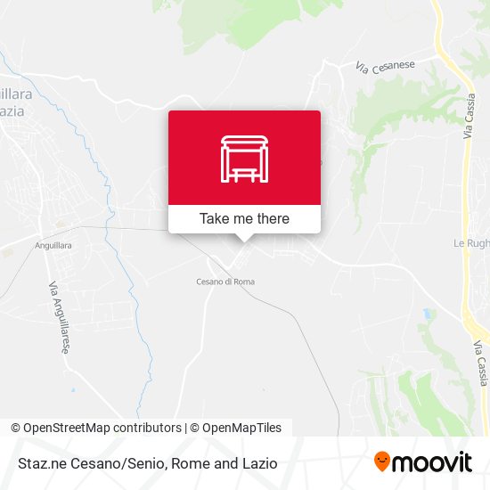 Staz.ne Cesano/Senio map