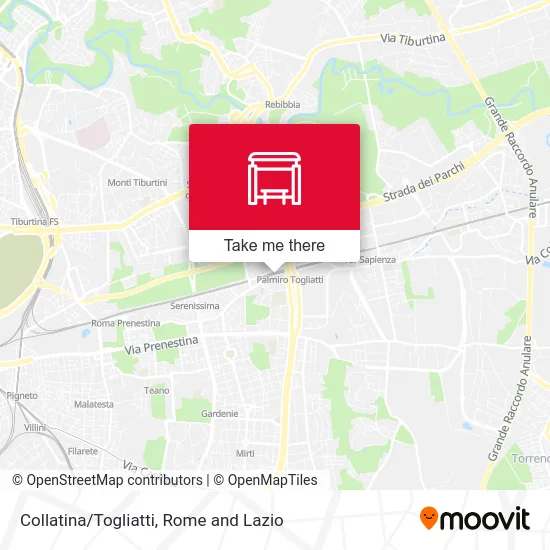 Collatina/Togliatti map