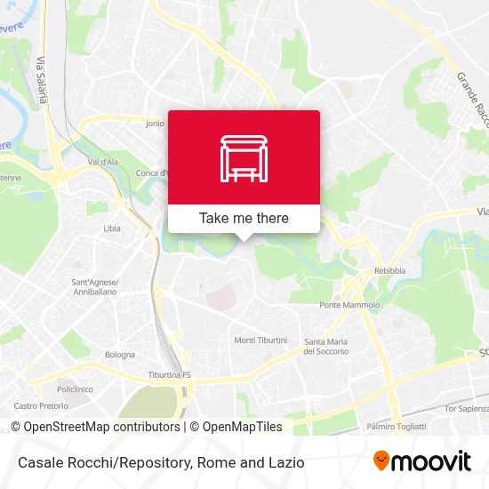 Casale Rocchi/Repository map