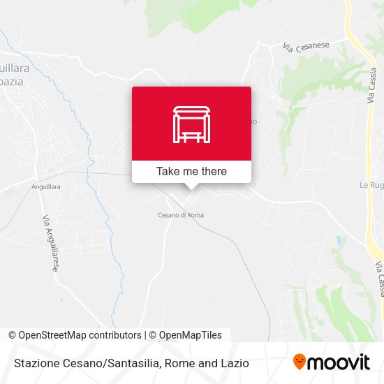 Stazione Cesano/Santasilia map